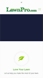 Mobile Screenshot of lawnpro.com